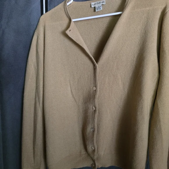 Ann Taylor 100%Cashmere Cardigan Sweater - Picture 2 of 3